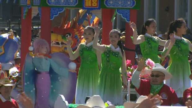 2024 is the Chinese Zodiac Year of the Dragon and this float is showcasing the revered symbol of good luck and prosperity.

The dragon, steeped in ancient Chinese folklore, represents blessings, peace, and safety, bringing joy and abundance to all.